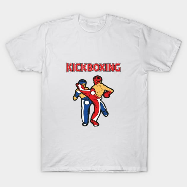 Kickboxing gift for kickboxer lover fan coach instructor T-Shirt by Sport Siberia